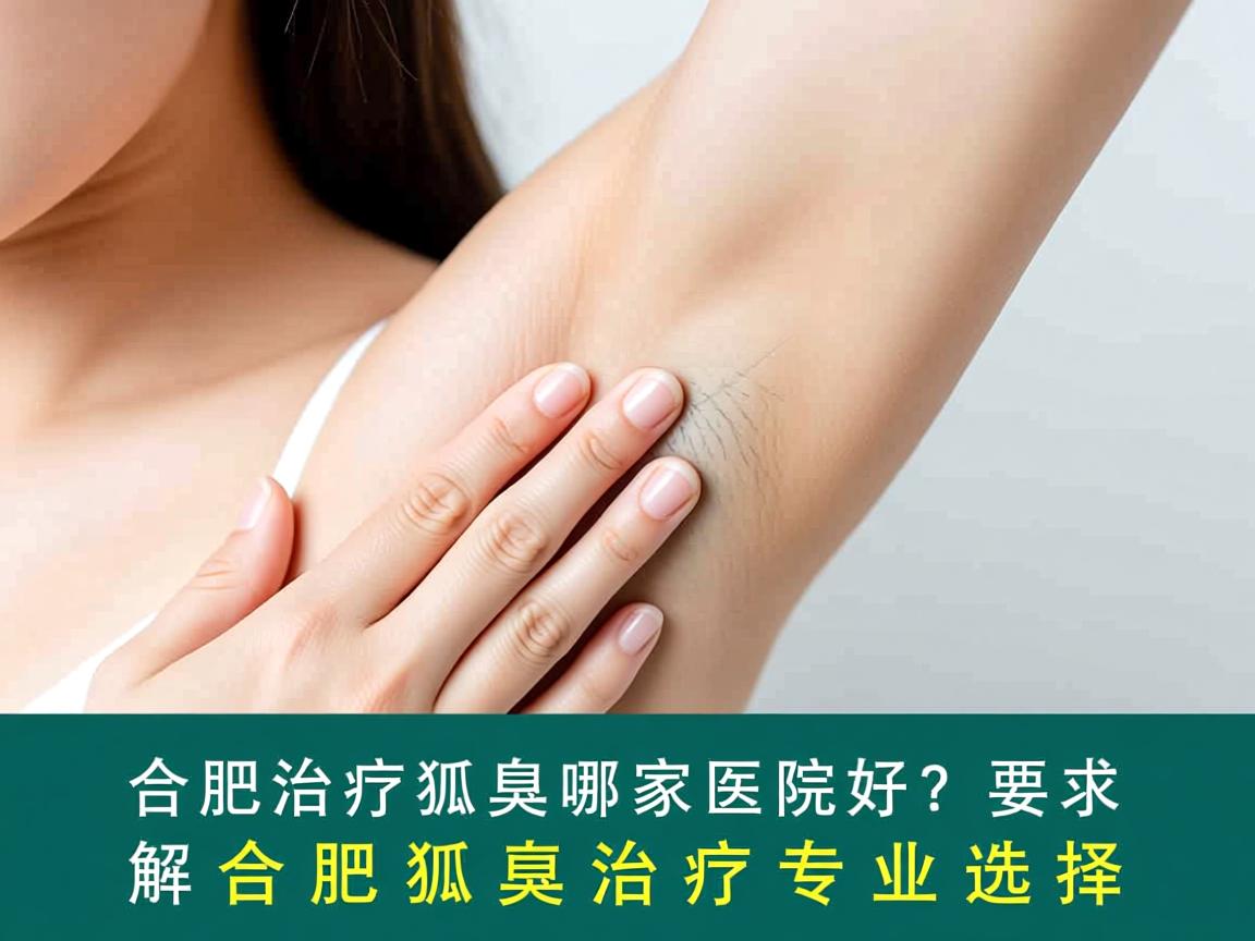 合肥治疗狐臭哪家医院好？深度解析合肥狐臭治疗专业选择
