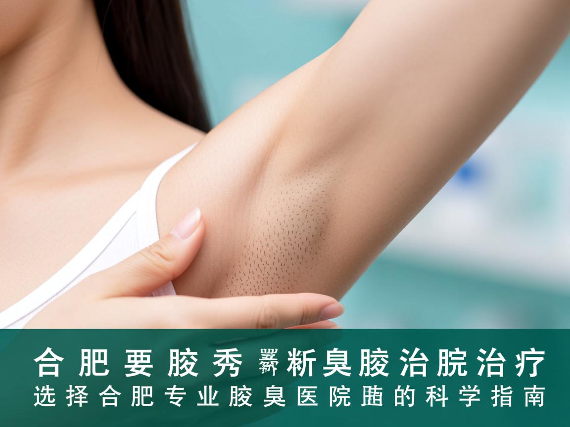 合肥腋秀解析腋臭治疗，选择合肥专业腋臭医院的科学指南