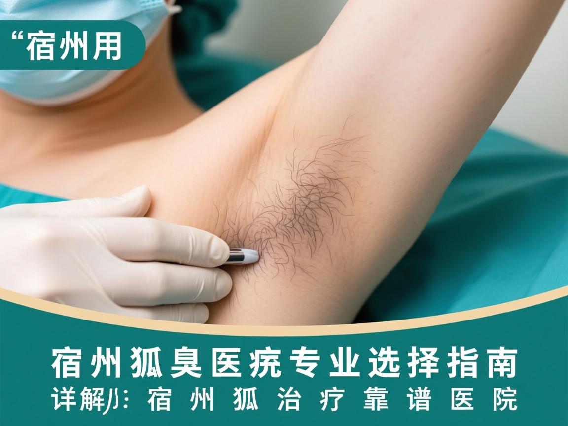 宿州狐臭医院专业选择指南，详解宿州狐臭治疗靠谱医院