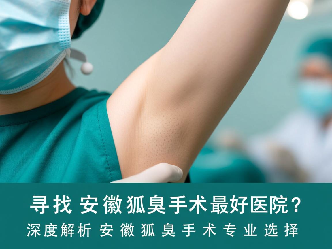 寻找安徽狐臭手术最好医院？深度解析安徽狐臭手术专业选择