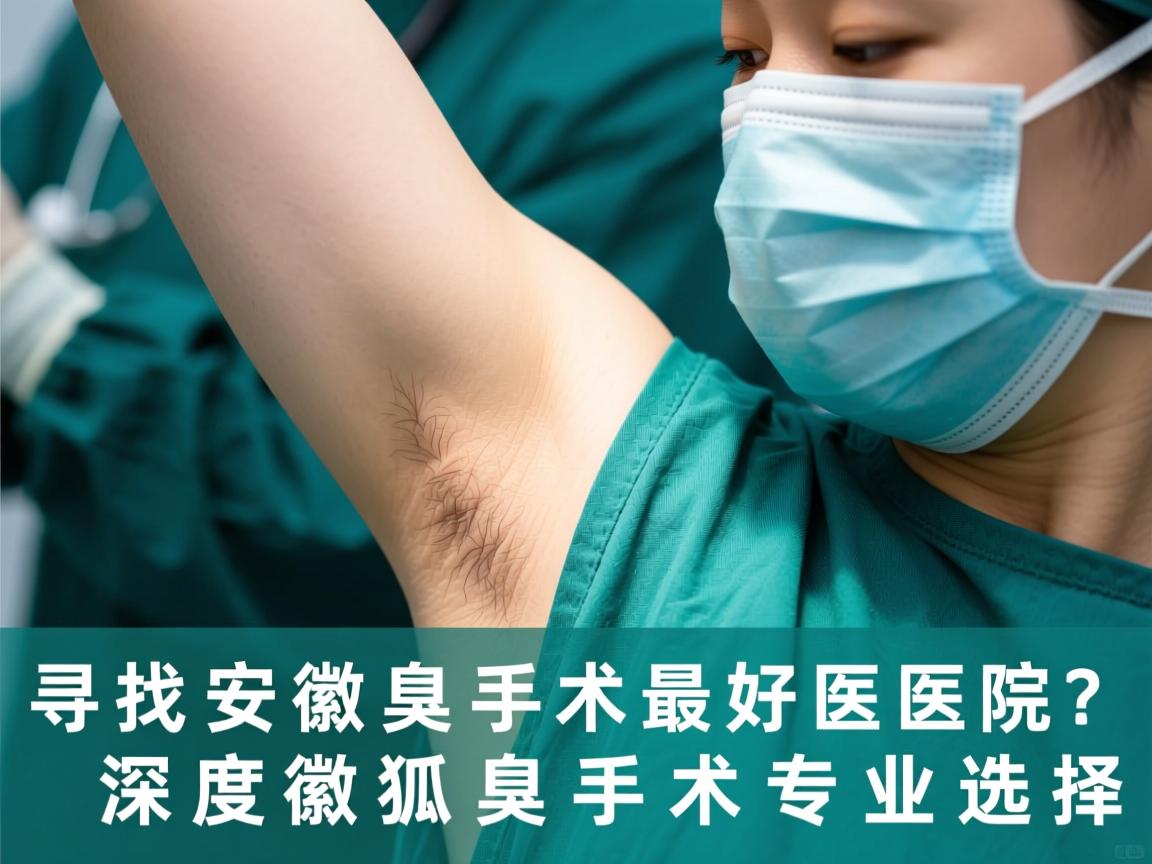 寻找安徽狐臭手术最好医院？深度解析安徽狐臭手术专业选择
