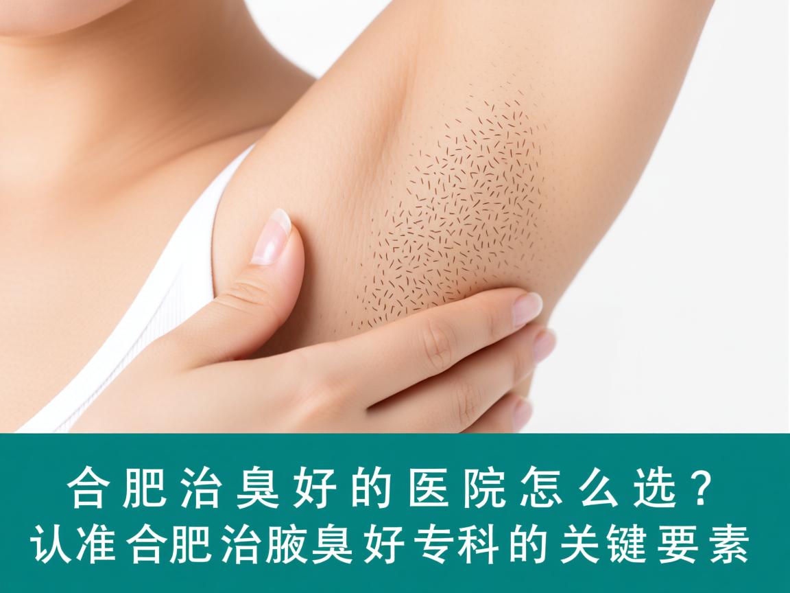 合肥治腋臭好的医院怎么选？认准合肥治腋臭好专科的关键要素