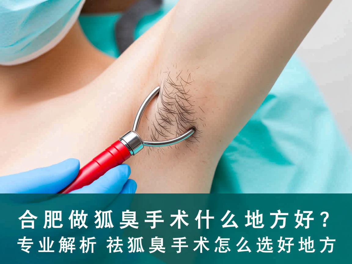 合肥做祛狐臭手术什么地方好？专业解析祛狐臭手术怎么选好地方