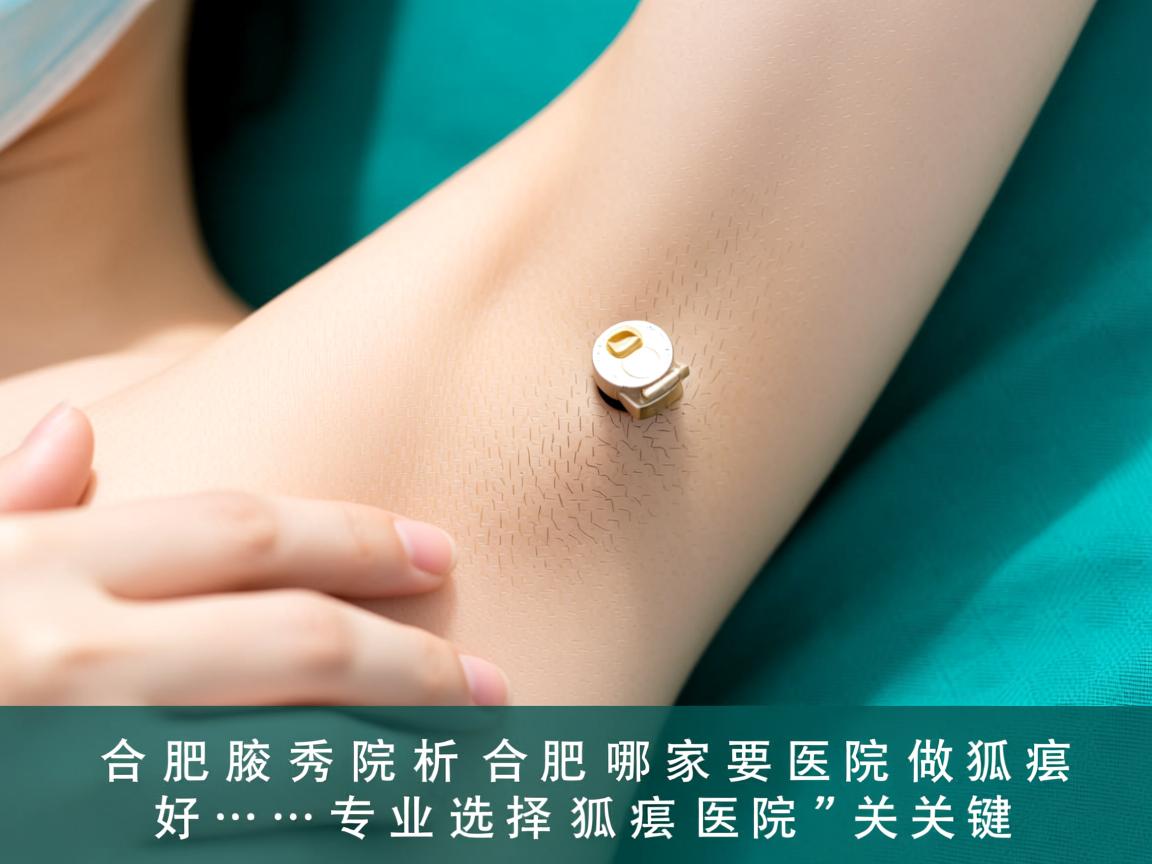 合肥腋秀解析，合肥哪家医院做狐臭好，专业选择狐臭医院的关键