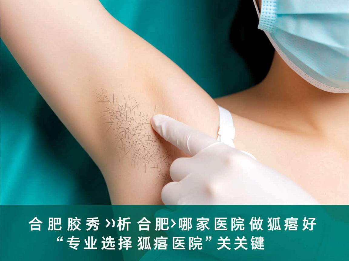 合肥腋秀解析，合肥哪家医院做狐臭好，专业选择狐臭医院的关键