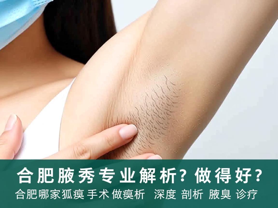 合肥腋秀专业解析，合肥哪家狐臭手术做得好？深度剖析腋臭诊疗