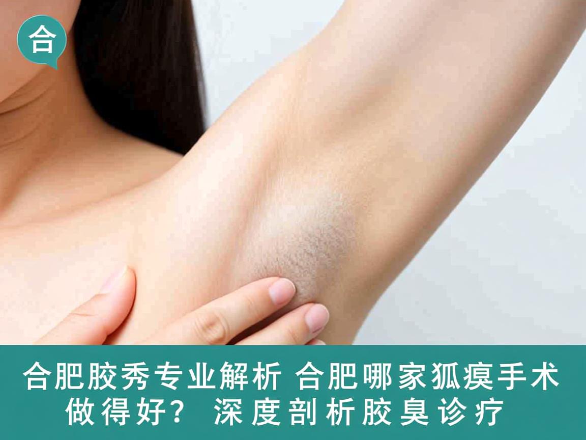 合肥腋秀专业解析，合肥哪家狐臭手术做得好？深度剖析腋臭诊疗