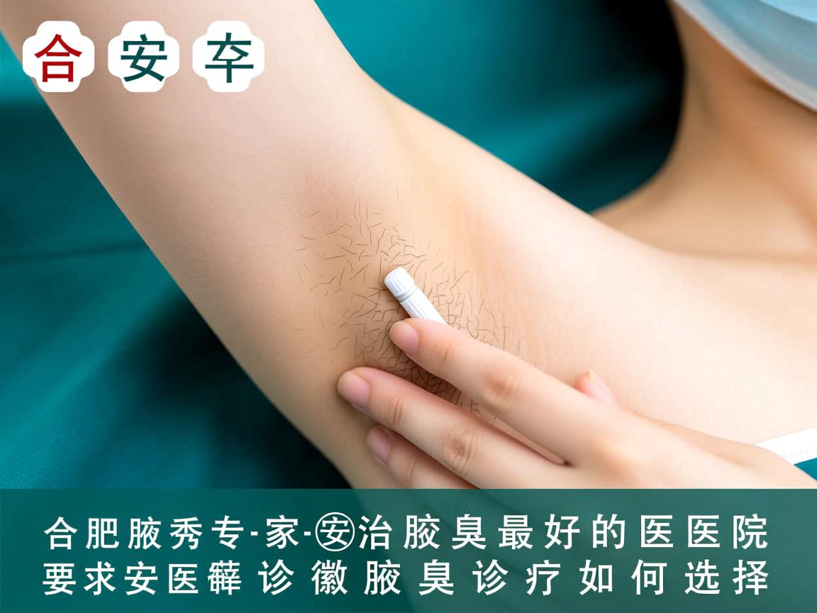 合肥腋秀专家解析，安徽治腋臭最好的医院，安徽腋臭诊疗如何选择