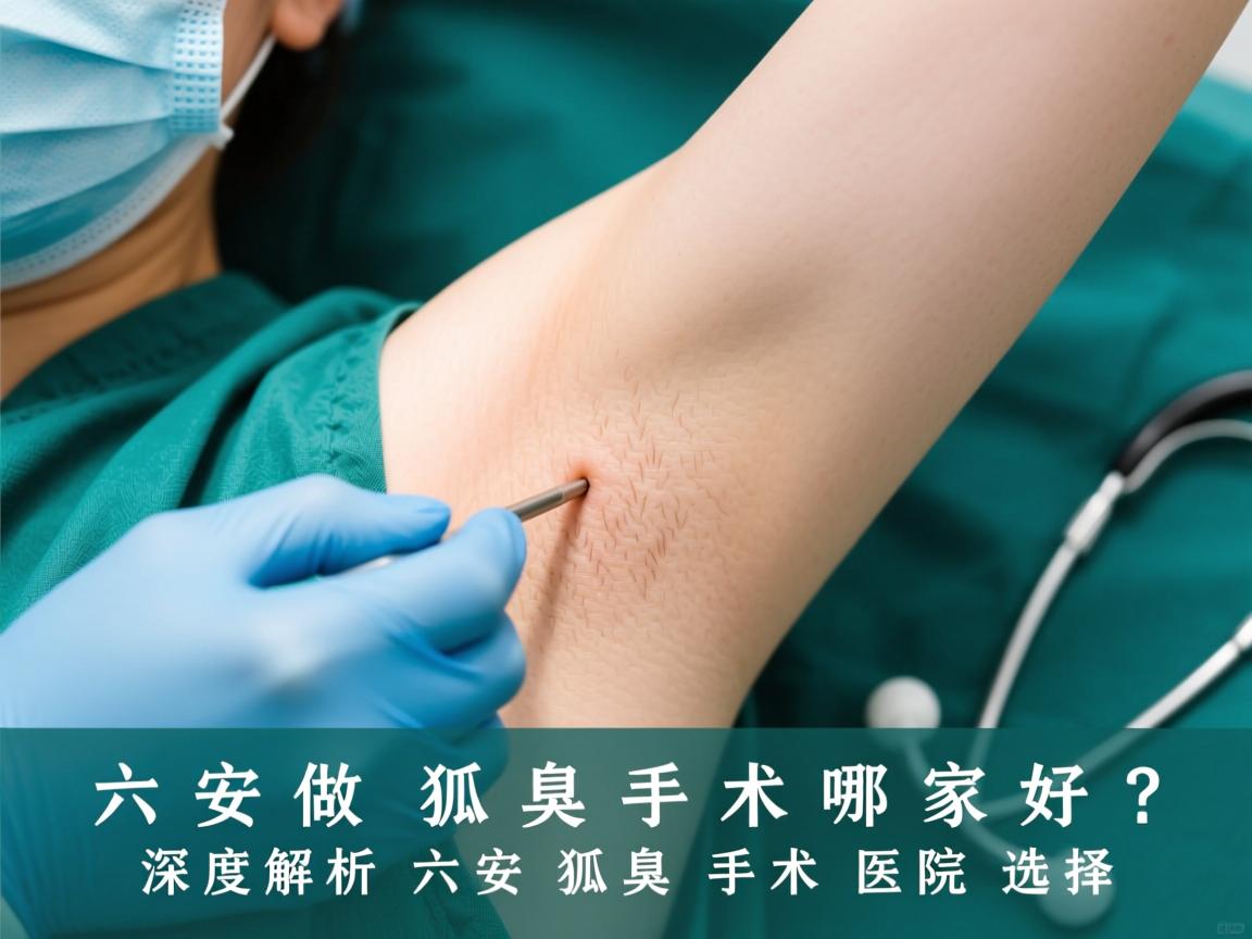 六安做狐臭手术哪家好？深度解析六安狐臭手术医院选择