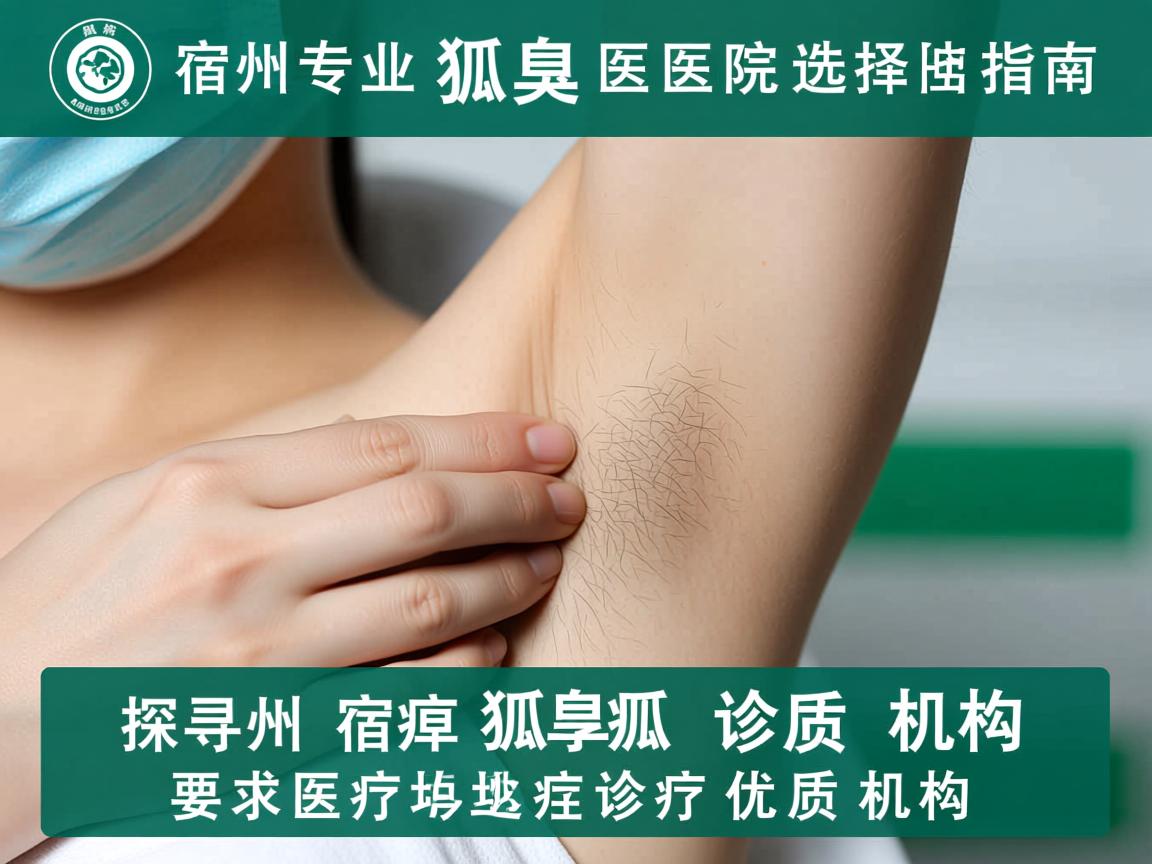 宿州专业狐臭医院选择指南，探寻宿州狐臭诊疗优质机构