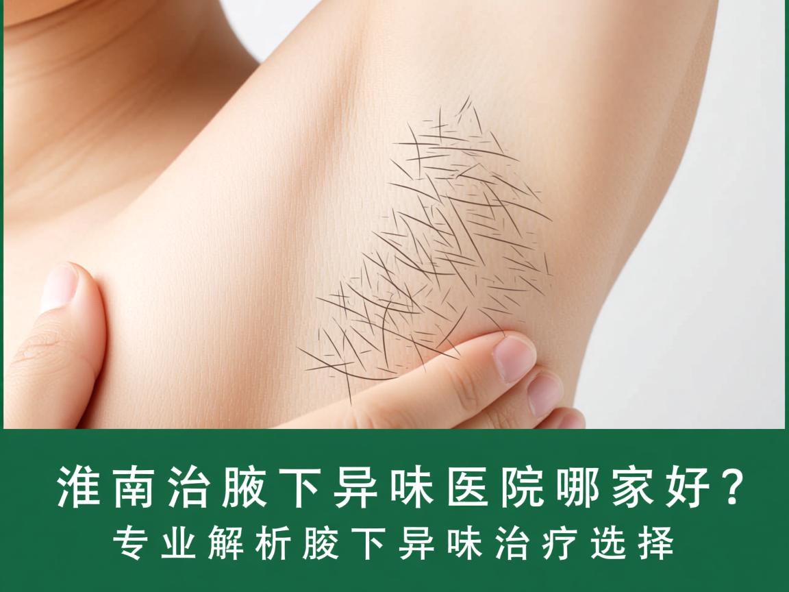 淮南治腋下异味医院哪家好？专业解析腋下异味治疗选择