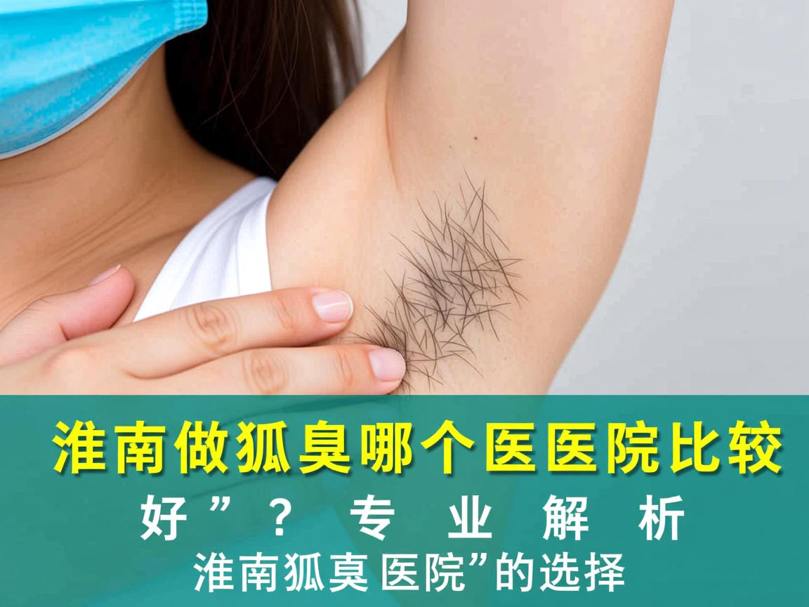 淮南做狐臭哪个医院比较好？专业解析淮南狐臭医院的选择