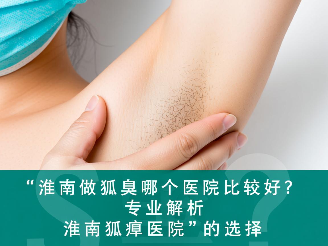 淮南做狐臭哪个医院比较好？专业解析淮南狐臭医院的选择