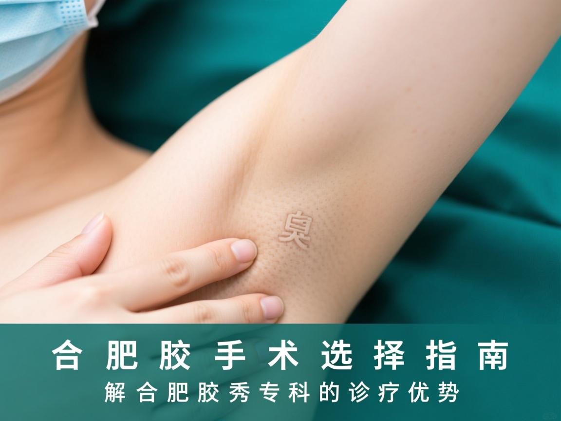 合肥腋臭手术选择指南，详解合肥腋秀专科的诊疗优势