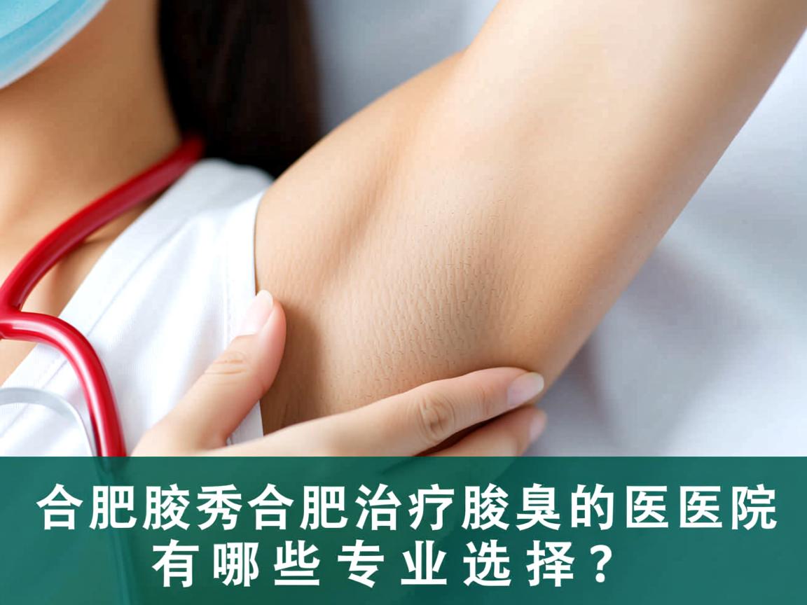 合肥腋秀解析，合肥治疗腋臭的医院有哪些专业选择？