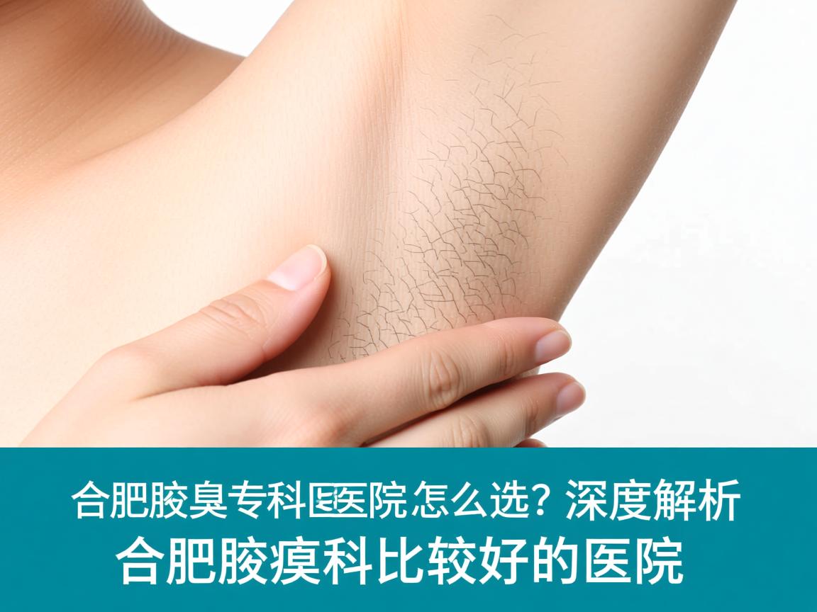 合肥腋臭专科医院怎么选？深度解析合肥腋臭科比较好的医院