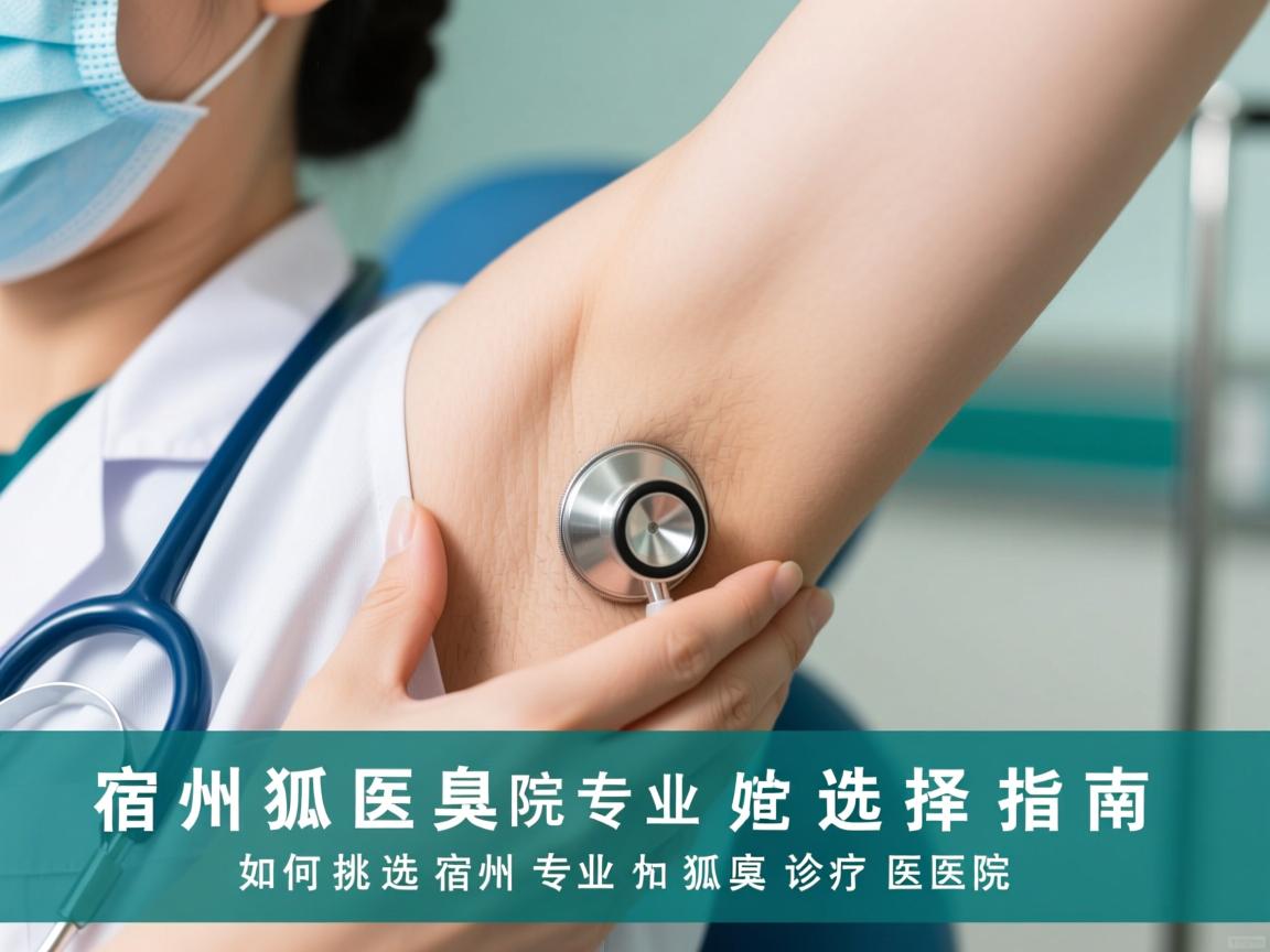 宿州狐臭医院专业选择指南，如何挑选宿州专业的狐臭诊疗医院
