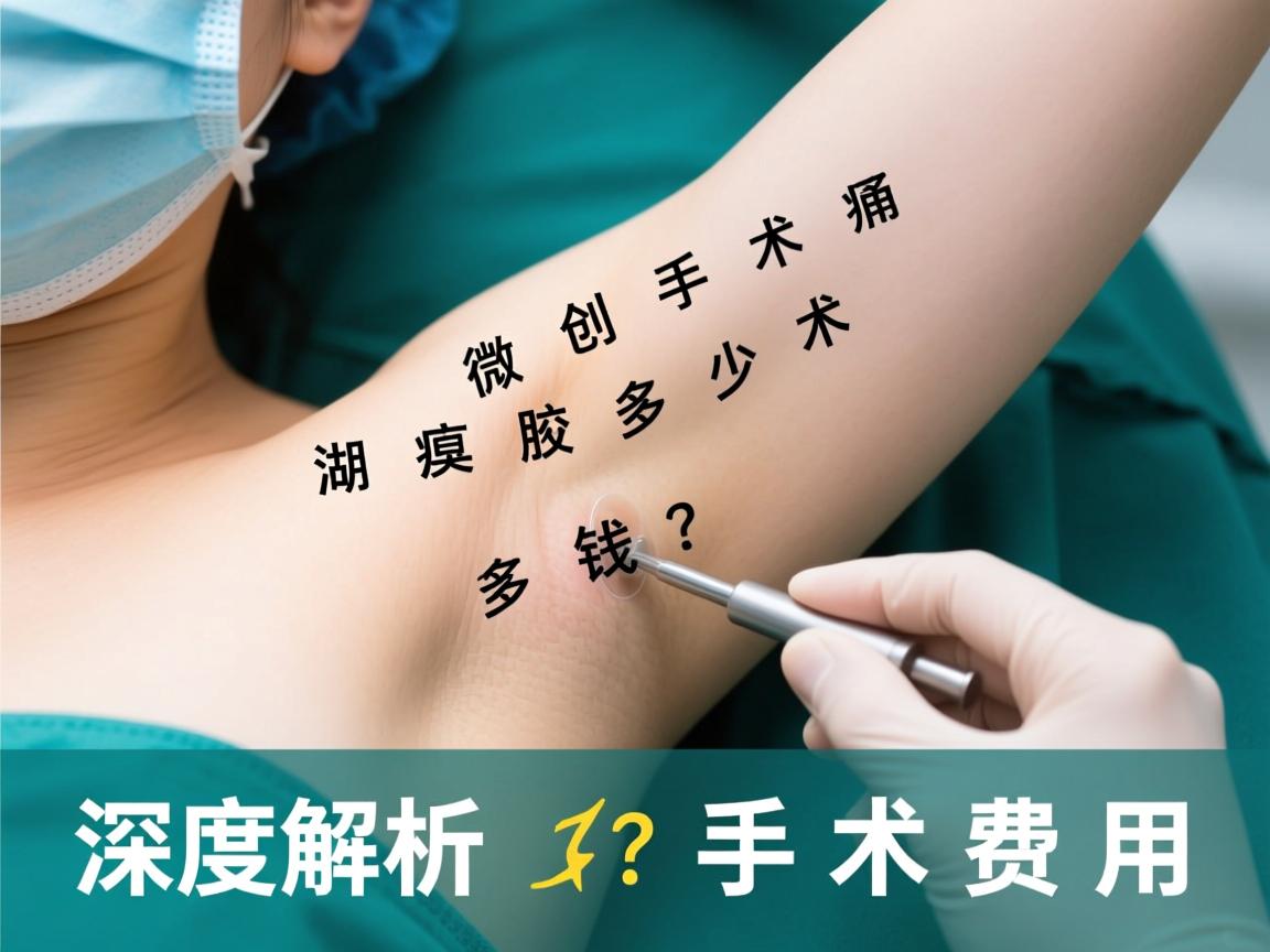 芜湖腋臭微创手术多少钱？深度解析腋臭微创手术费用