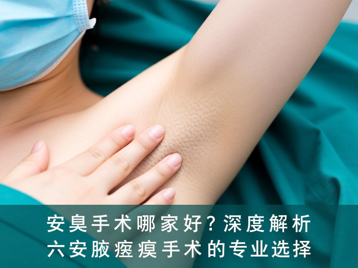 六安腋臭手术哪家好？深度解析六安腋臭手术的专业选择