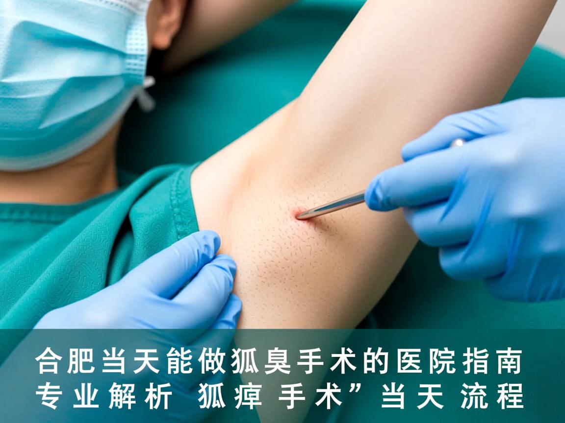 合肥当天能做狐臭手术的医院指南,专业解析狐臭手术的当天流程 合肥当天能做狐臭手术的医院指南,专业解析狐臭手术的当天流程