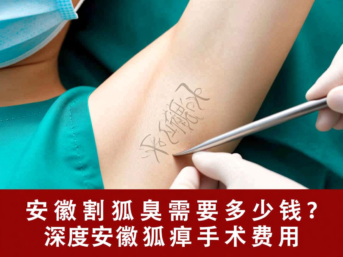 安徽割狐臭需要多少钱？深度解析安徽狐臭手术费用