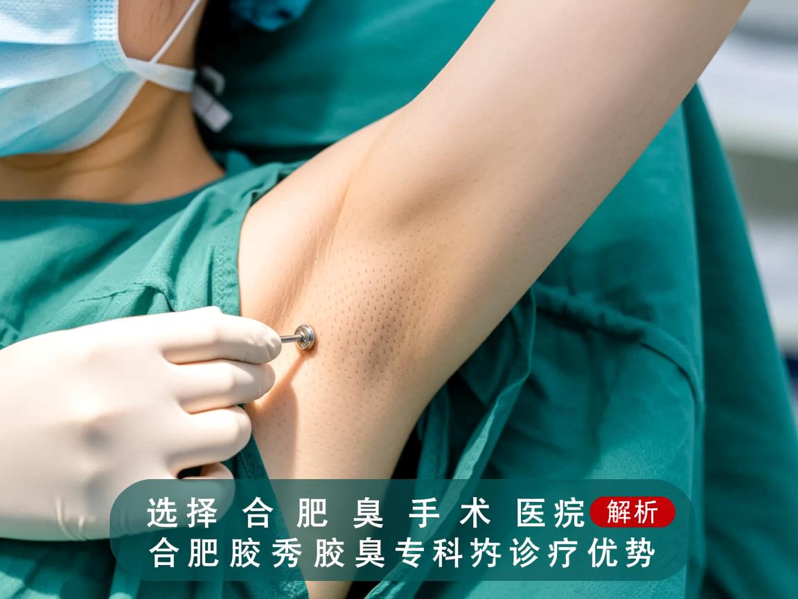 选择合肥腋臭手术医院,解析合肥腋秀腋臭专科的诊疗优势 选择合肥腋臭手术医院,解析合肥腋秀腋臭专科的诊疗优势