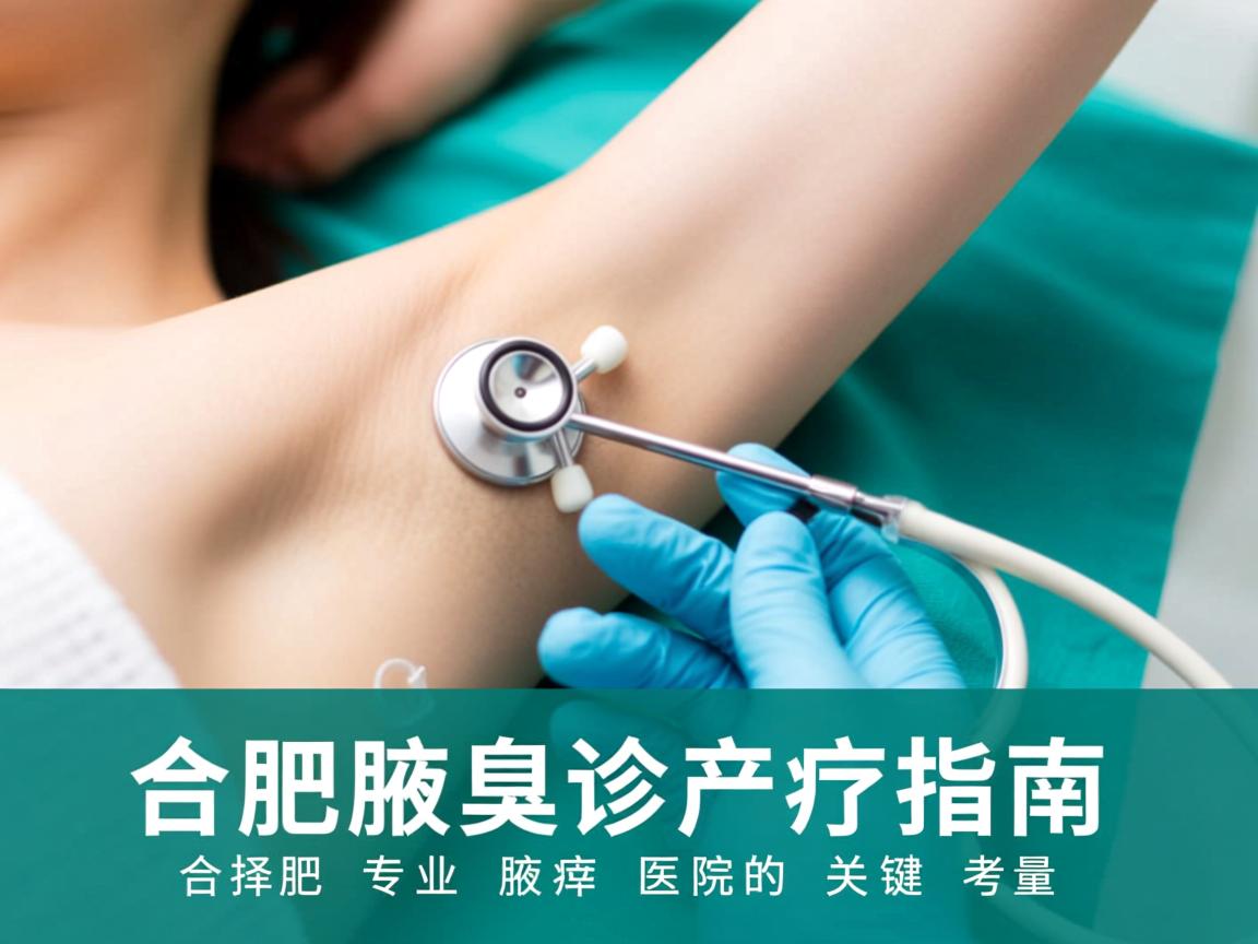 合肥腋臭诊疗指南，选择合肥专业腋臭医院的关键考量