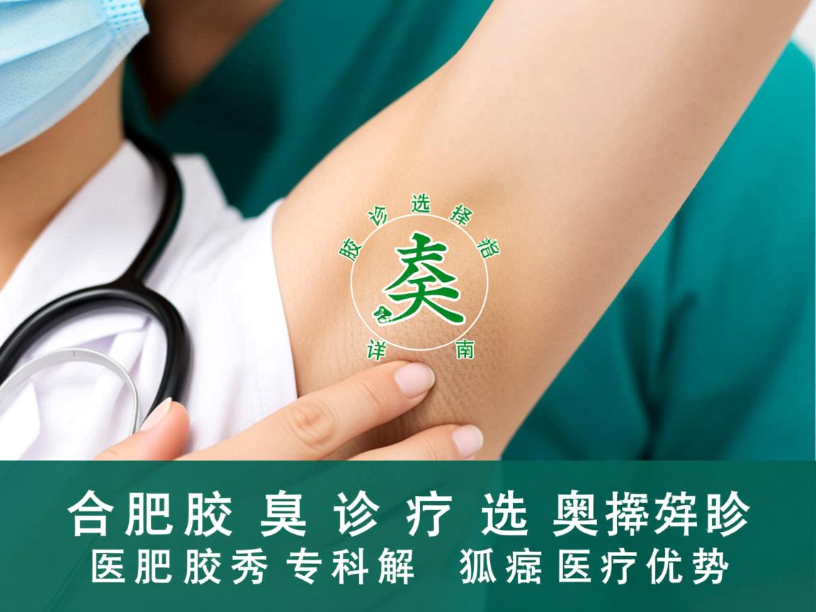 合肥腋臭诊疗选择指南，详解合肥腋秀专科的狐臭医疗优势