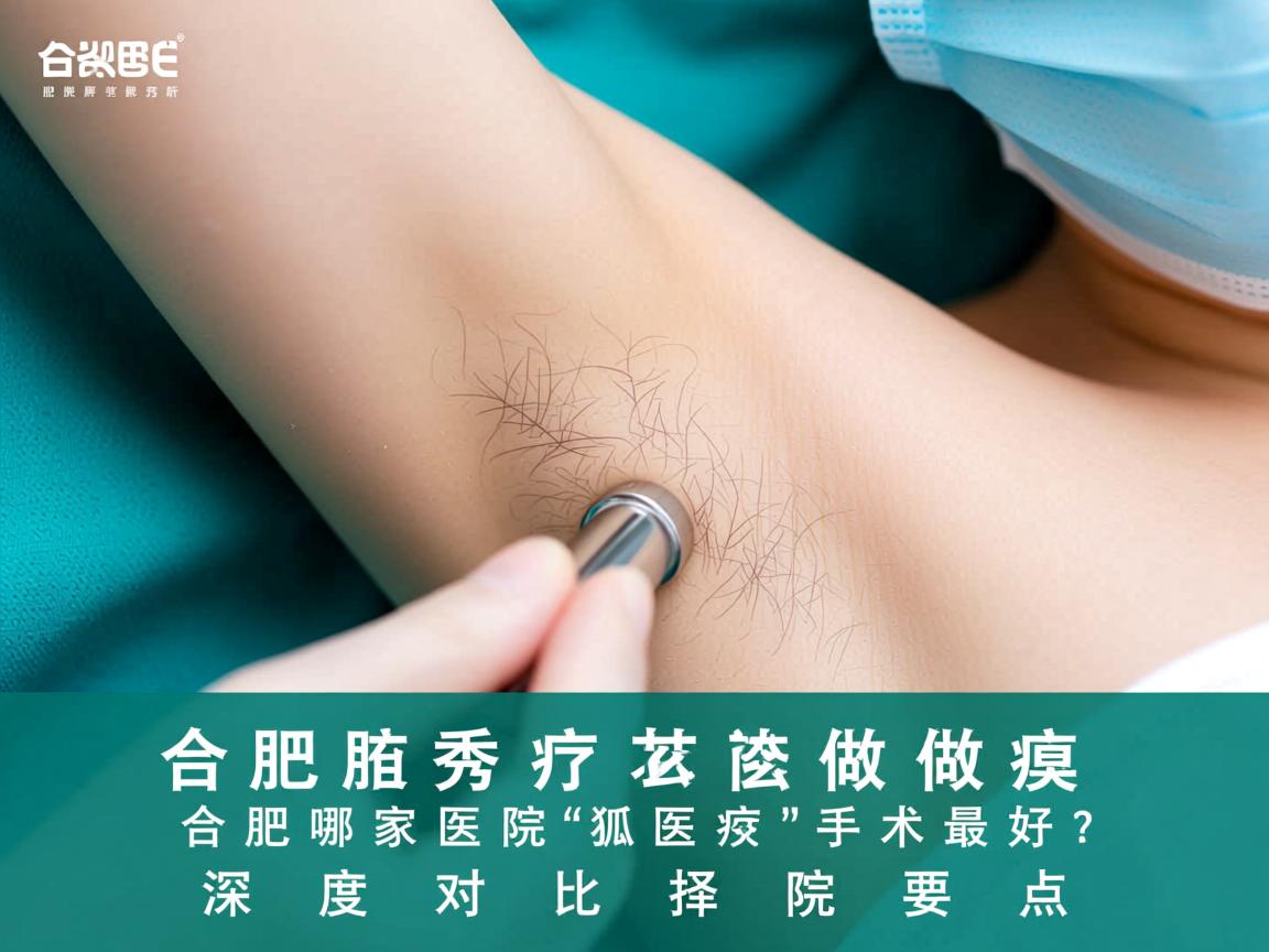 合肥腋秀解析，合肥哪家医院做狐臭手术最好？深度对比择院要点