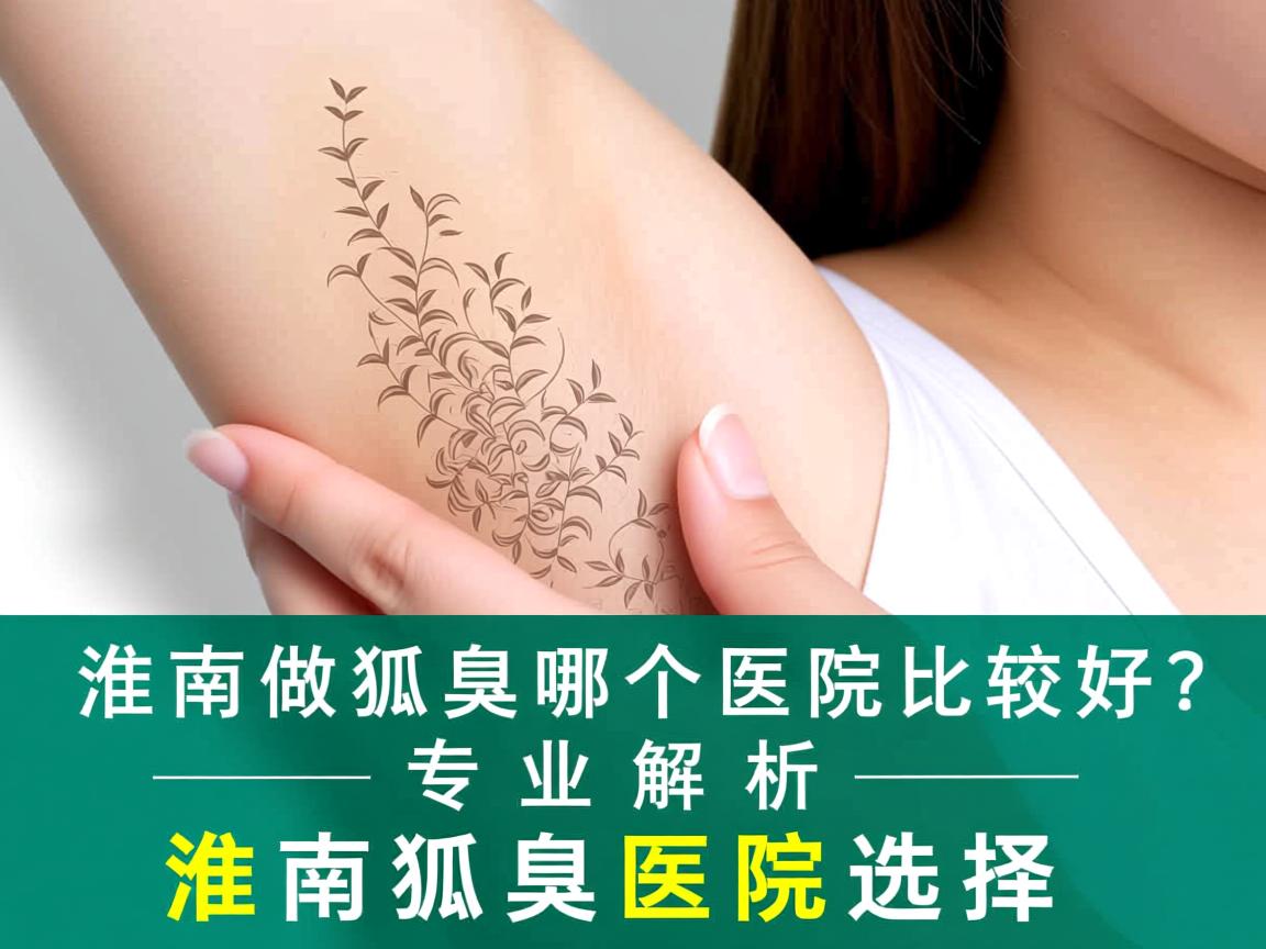 淮南做狐臭哪个医院比较好？专业解析淮南狐臭医院选择