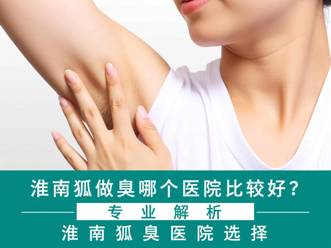 淮南做狐臭哪个医院比较好？专业解析淮南狐臭医院选择
