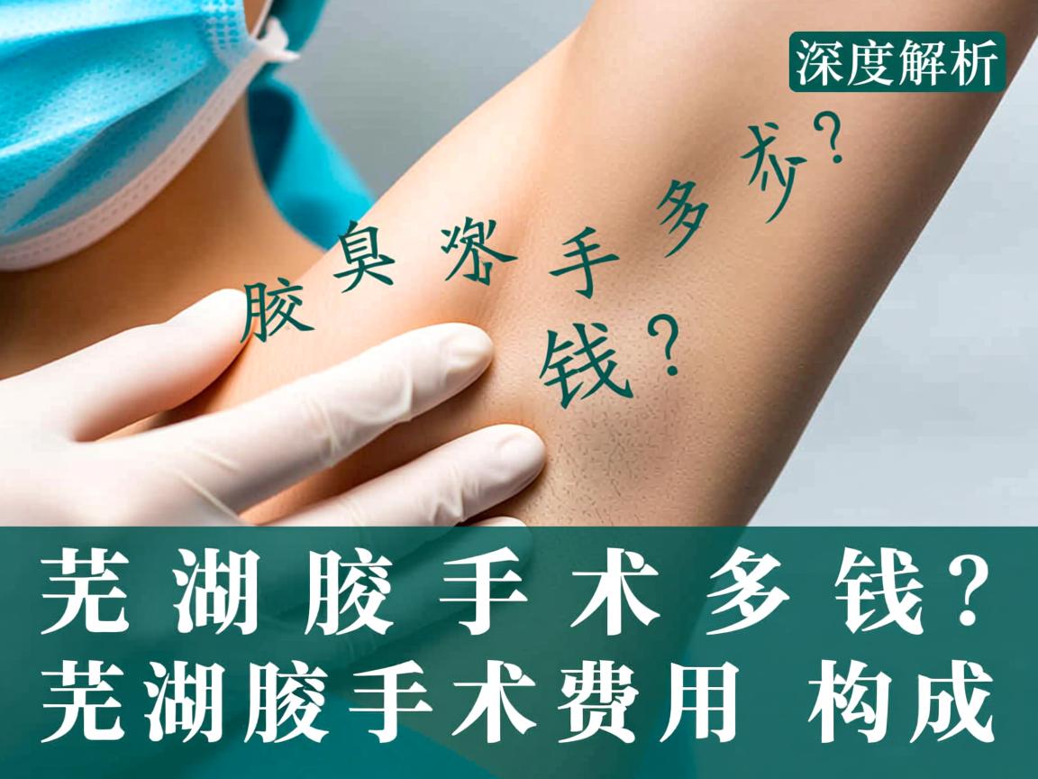 芜湖腋臭手术多少钱？深度解析芜湖腋臭手术费用构成