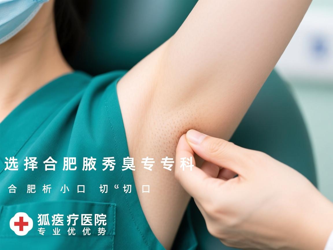 选择合肥腋秀腋臭专科，解析合肥小切口狐臭医院的专业优势