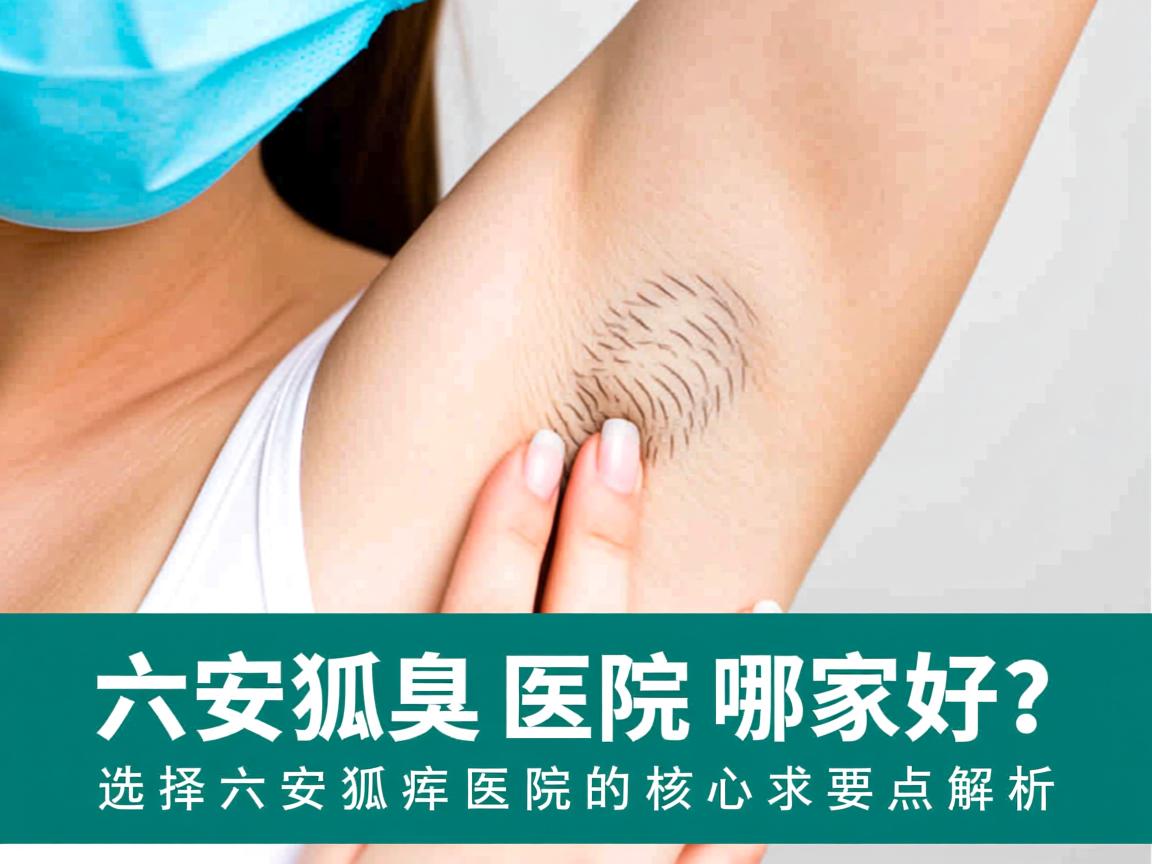 六安狐臭医院哪家好？选择六安狐臭医院的核心要点解析