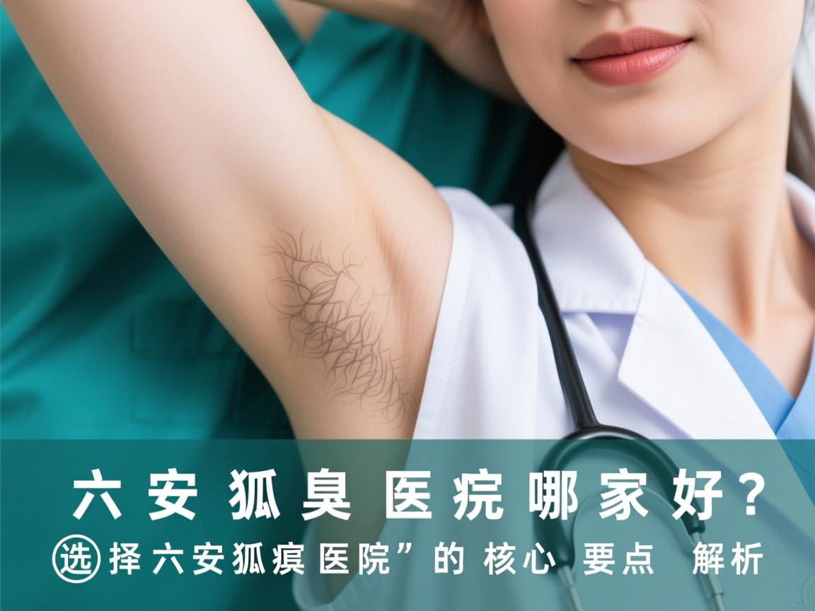 六安狐臭医院哪家好？选择六安狐臭医院的核心要点解析