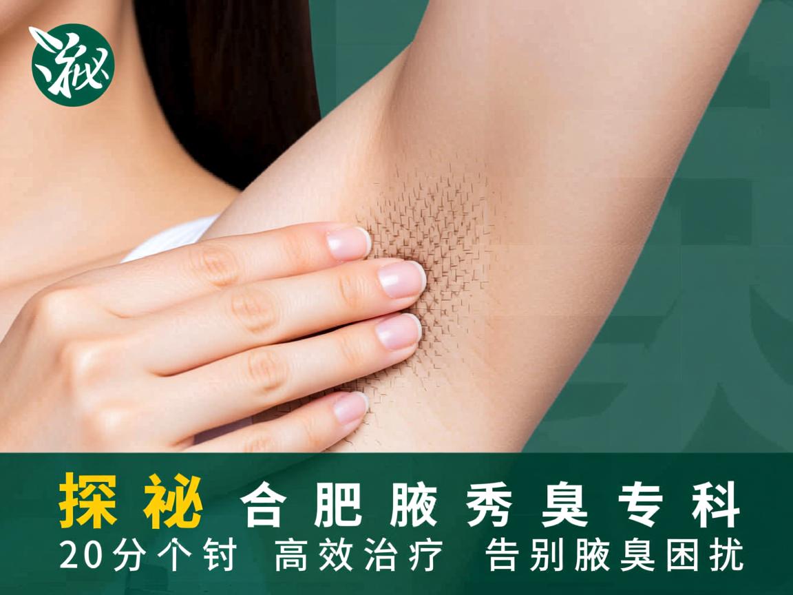 探秘合肥腋秀腋臭专科，20分钟高效治疗，告别腋臭困扰