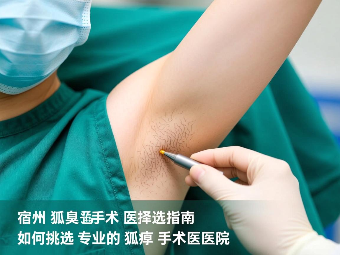 宿州狐臭手术医院选择指南，如何挑选专业的狐臭手术医院