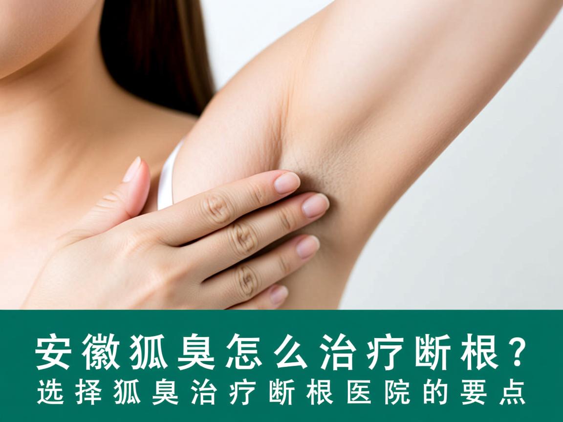 安徽狐臭怎么治疗断根？选择狐臭治疗断根医院的要点