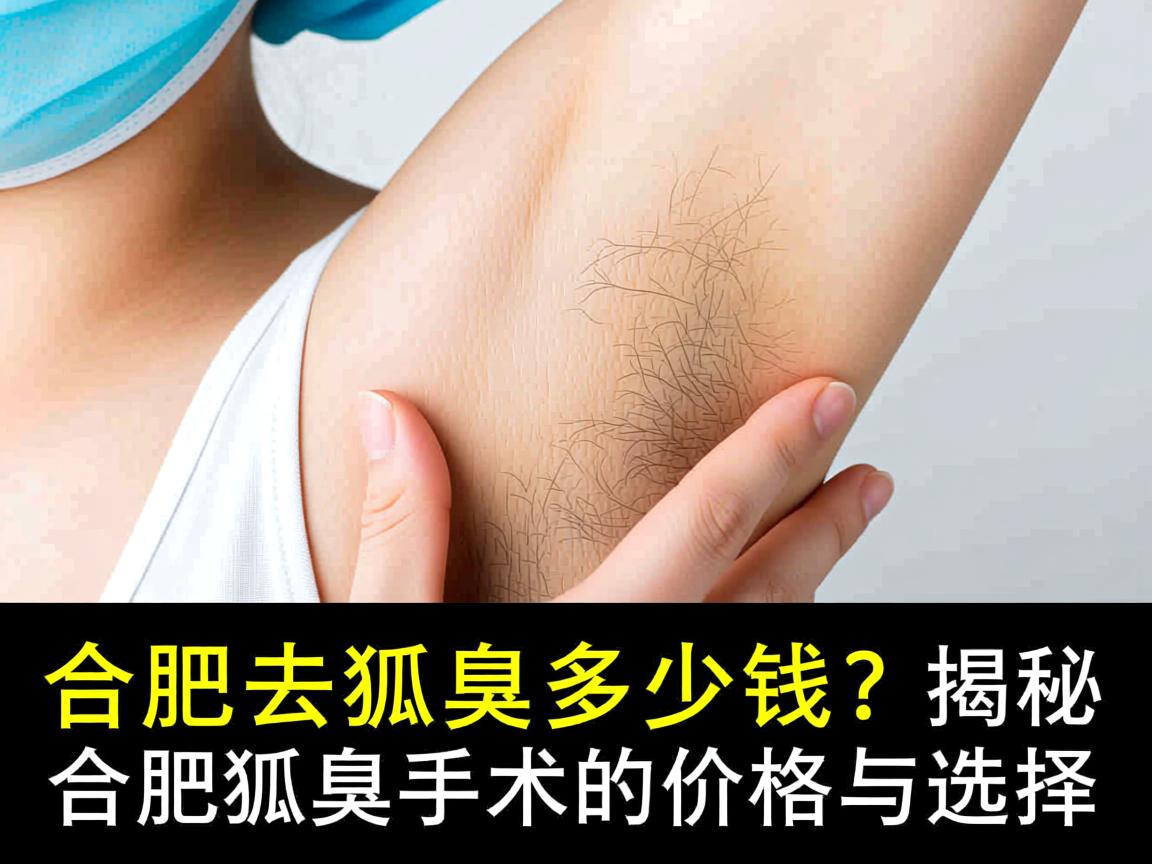 合肥去狐臭多少钱？揭秘合肥狐臭手术的价格与选择