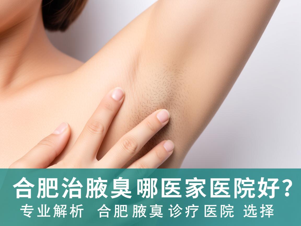 合肥治疗腋臭哪家医院好？专业解析合肥腋臭诊疗医院的选择