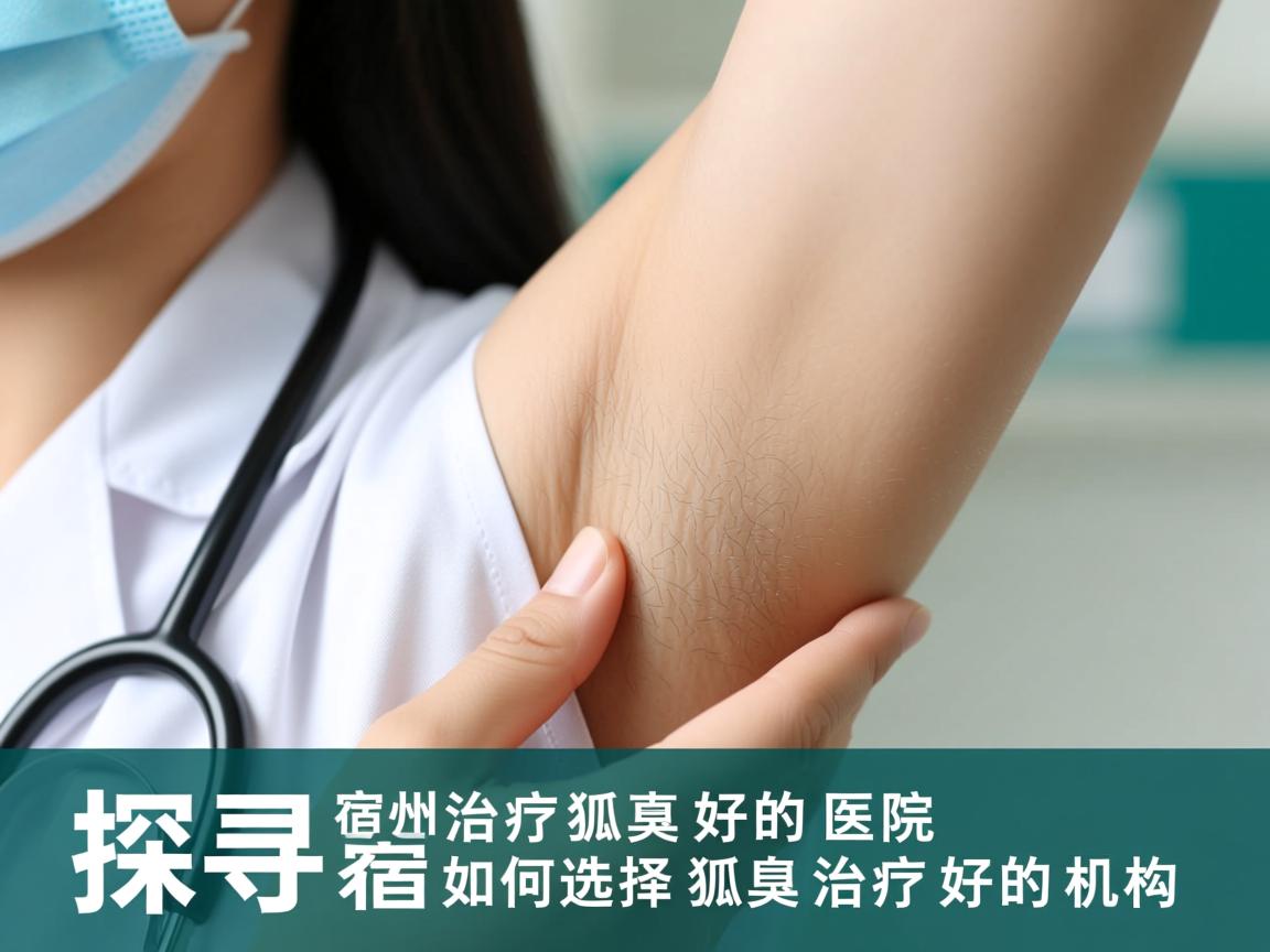 探寻宿州治疗狐臭好的医院，如何选择狐臭治疗好的机构