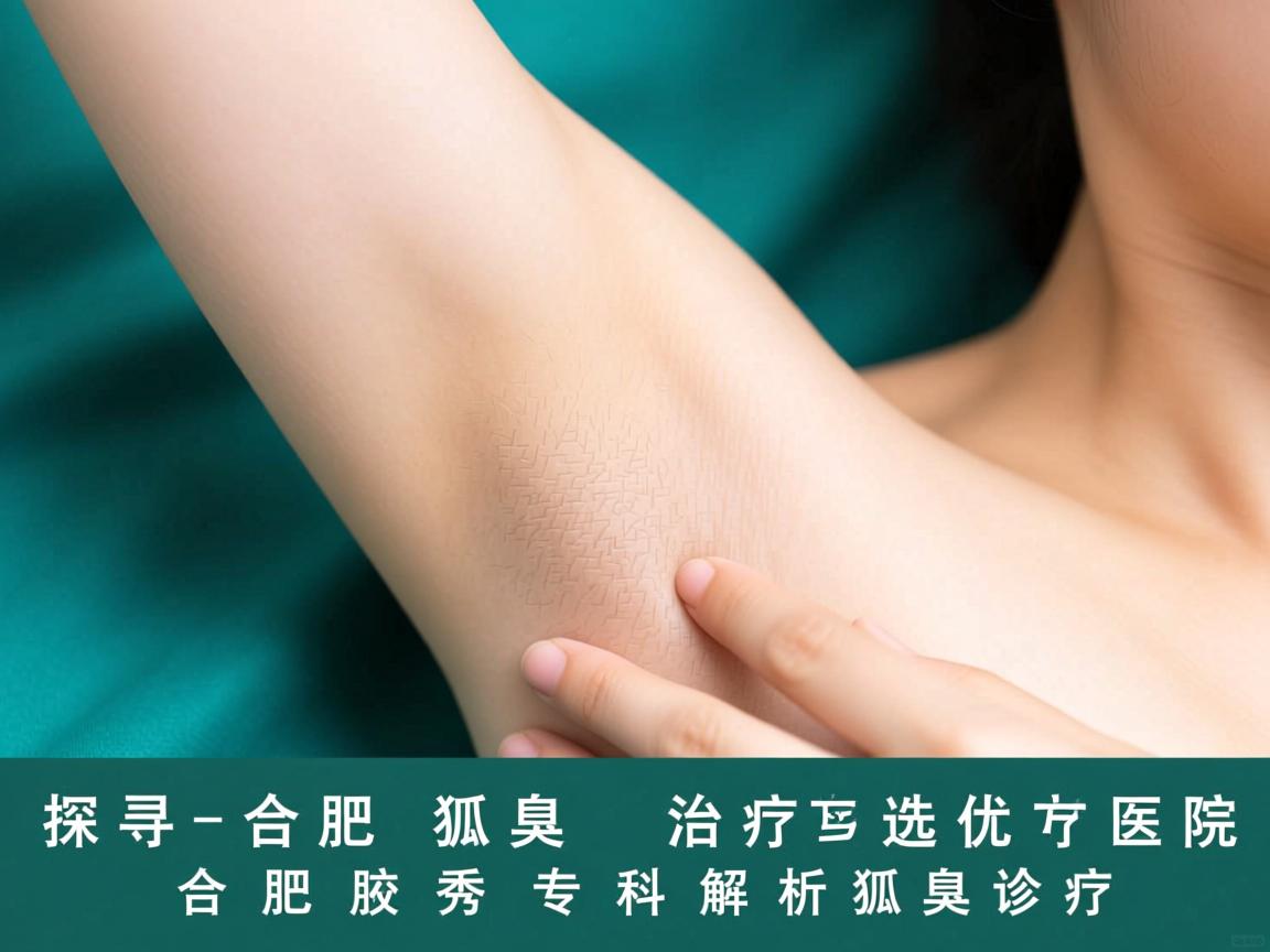 探寻合肥狐臭治疗优选医院，合肥腋秀专科解析狐臭诊疗
