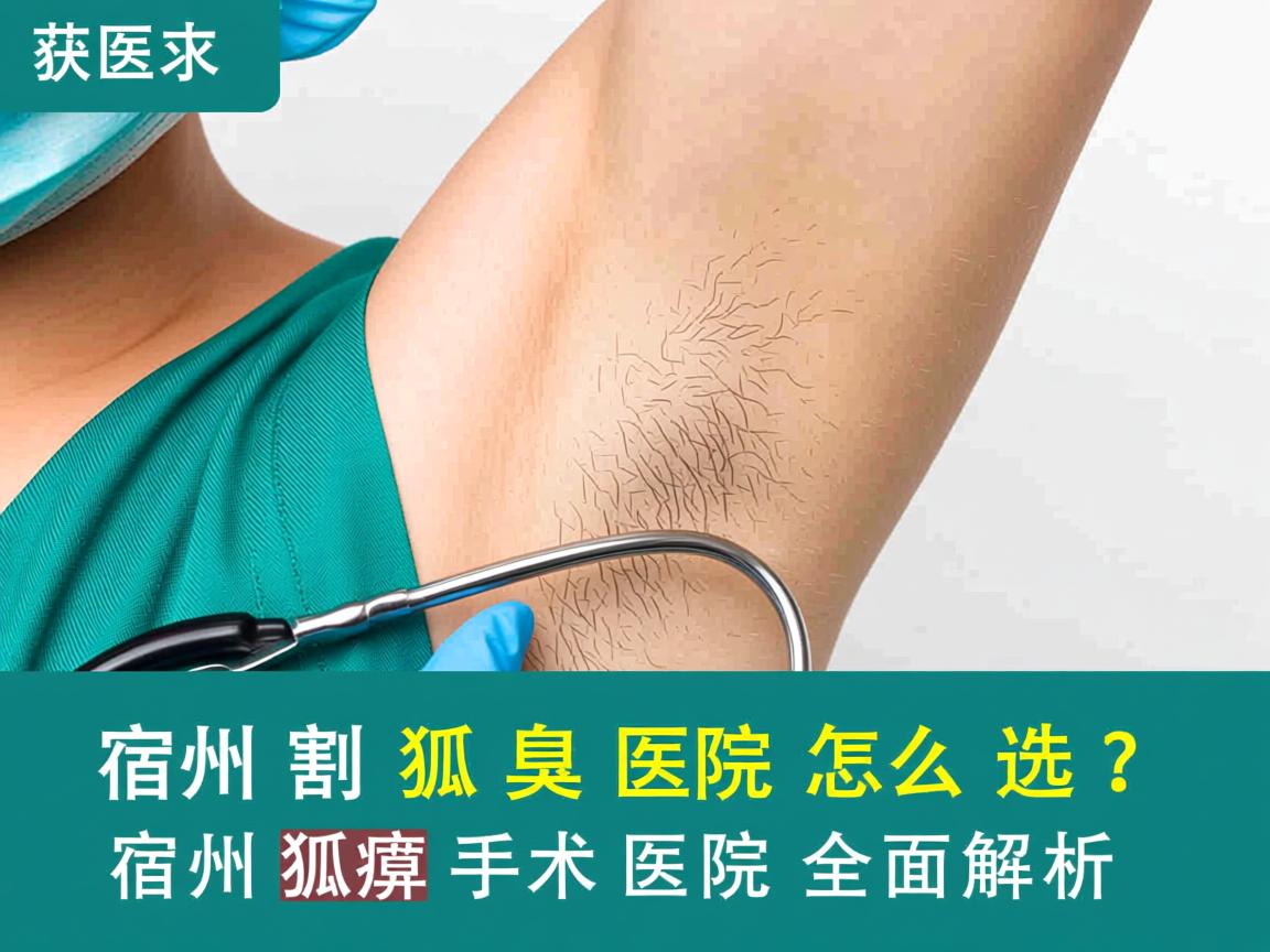宿州割狐臭医院怎么选?宿州狐臭手术医院全面解析 宿州割狐臭医院怎么选?宿州狐臭手术医院全面解析