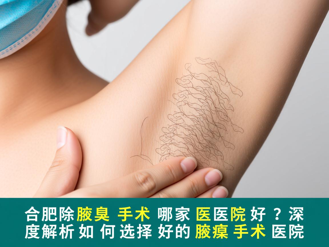 合肥除腋臭手术哪家医院好？深度解析如何选择好的腋臭手术医院