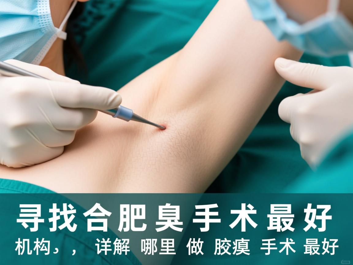寻找合肥腋臭手术最好机构，详解哪里做腋臭手术最好