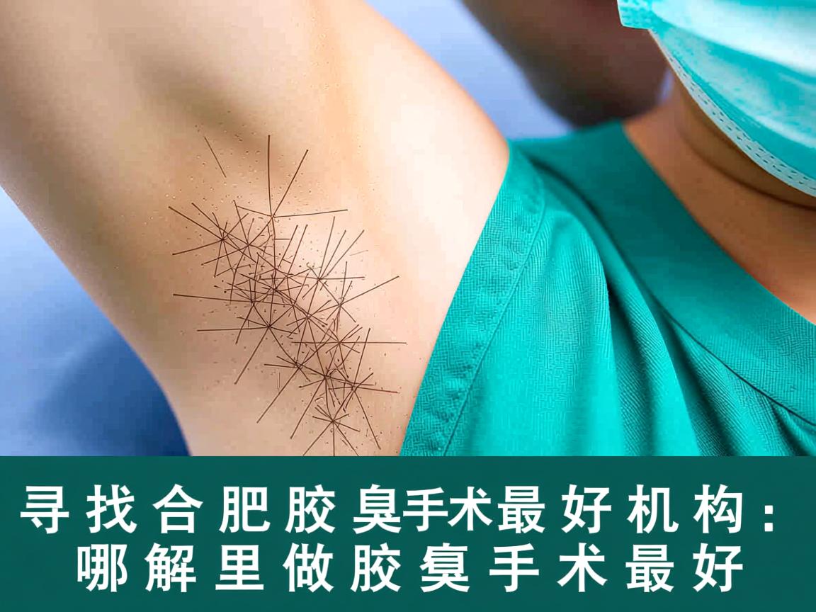 寻找合肥腋臭手术最好机构，详解哪里做腋臭手术最好