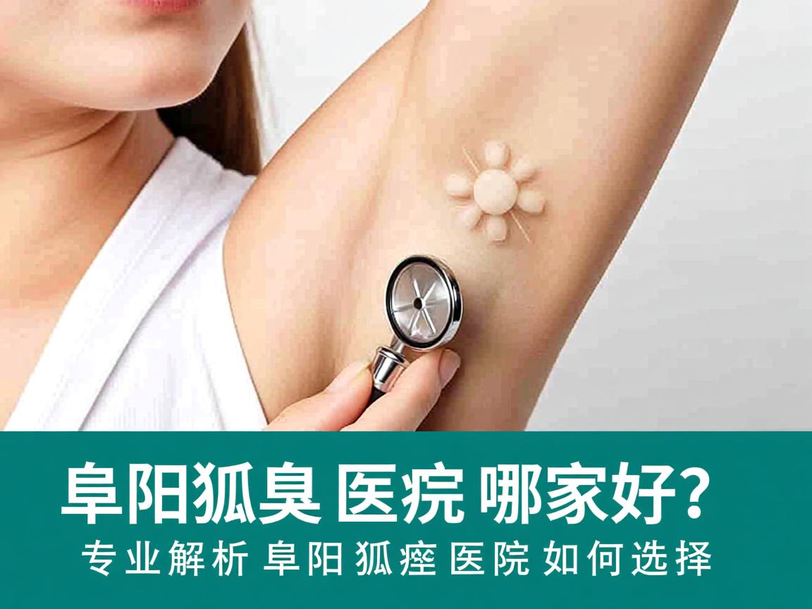 阜阳狐臭医院哪家好？专业解析阜阳狐臭医院如何选择