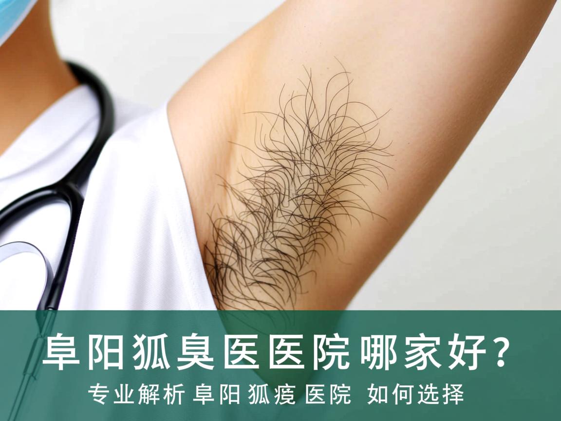 阜阳狐臭医院哪家好？专业解析阜阳狐臭医院如何选择