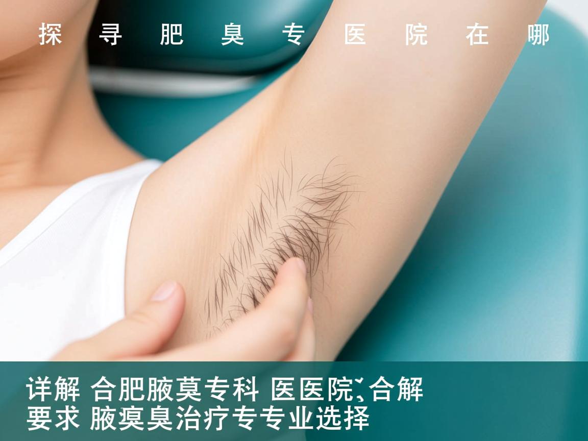 探寻合肥腋臭专科医院在哪，详解合肥腋臭治疗专业选择