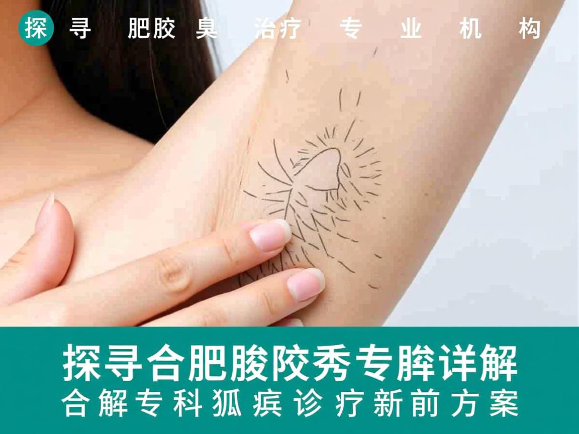 探寻合肥腋臭治疗专业机构，详解合肥腋秀专科狐臭诊疗新方案